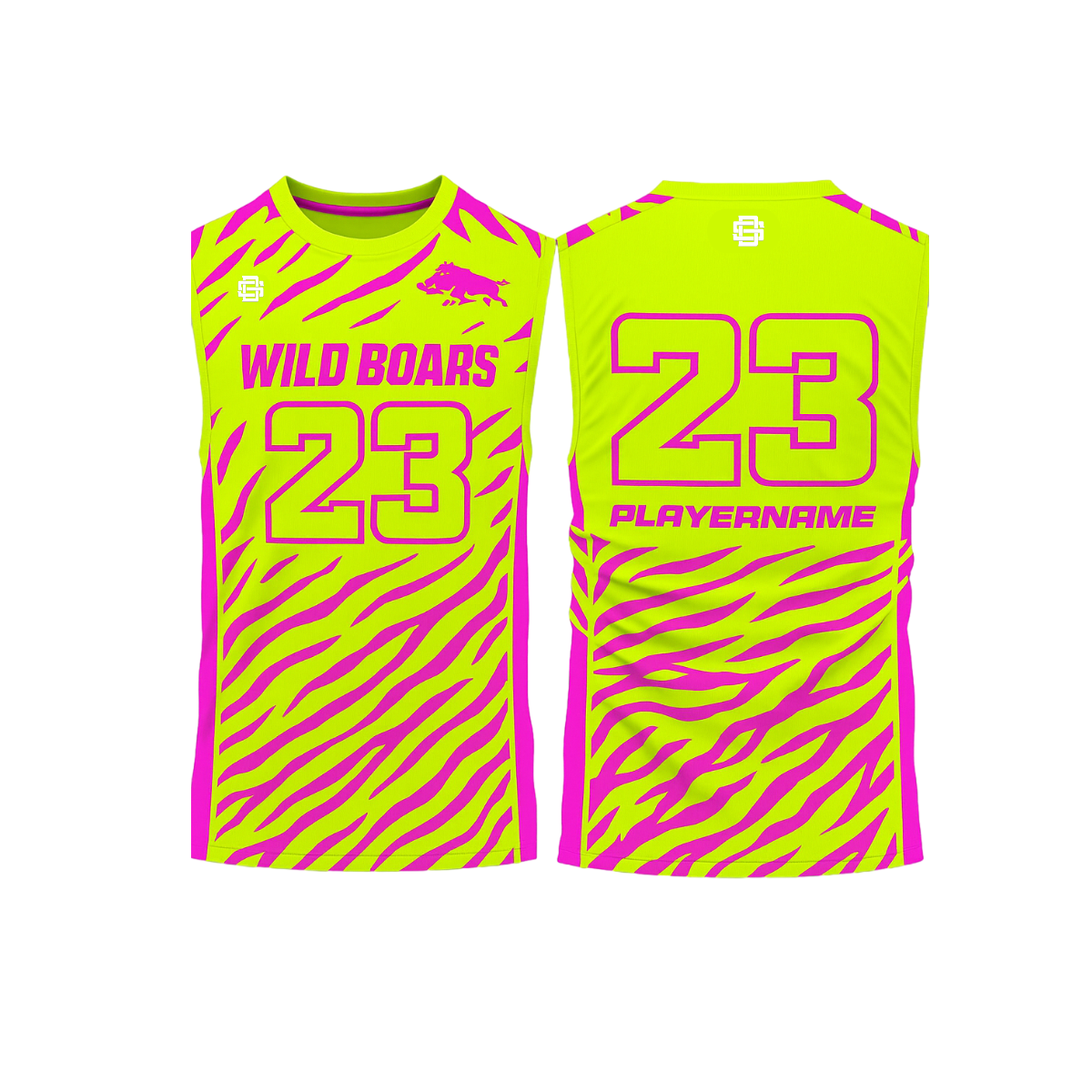 Flag Football Jersey creation Mock up